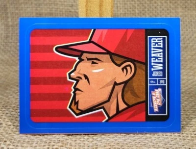 2013 Panini Triple Play Jered Weaver Pegatina Azul Inserto Béisbol #6 Ángeles A1 Foto 1 de 2