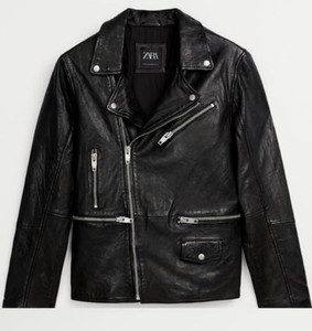 ebay zara leather jacket