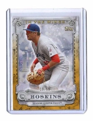 2017 Pro Debut Baseball Rhys Hoskins Waiting In The Wings #19/50 - Image 1 of 2