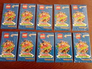 Lego Cards - Create the World Incredible Inventions (2018) x 10 New Packs