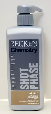 REDKEN Chemistry SHOT PHASE ALL SOFT DEEP TREATMENT 16.9 fl oz Dry/brittle Hair - Image 1 of 2