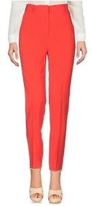 NEU ETIKETT ATOS LOMBARDINI ROT SKINNY FREIZEIT KLEID TASCHE HOSE VISKOSE IT42 US6/4 - Bild 1 von 8