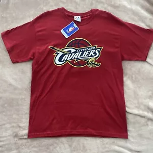 Rare Vintage 2000s LeBron James Cleveland Cavaliers Jersey T-Shirt New NWT LARGE - Picture 1 of 3