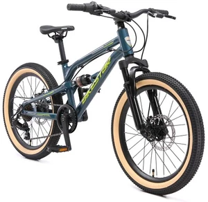 BIKESTAR 20 Zoll Aluminium Fully MTB ab 6 Jahre 7 Gang Shimano Scheibenbremse - Bild 1 von 37