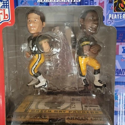 NFL Green Bay Packers Bobblemates, NUEVO (Brett Favre y Ahman Green) Foto 1 de 4