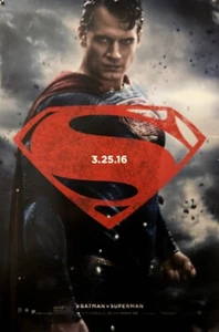 BATMAN V SUPERMAN: DAWN OF JUSTICE Original One Sheet Movie Poster - 2016 - DC - Picture 1 of 5