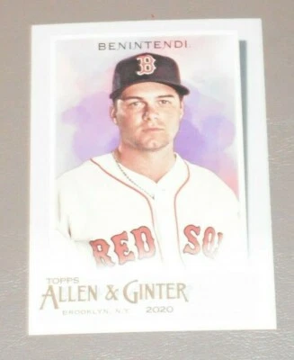 2020 Topps Allen & Ginter Andrew Benintendi Base Card #82 Boston Red Sox - Image 1 of 2