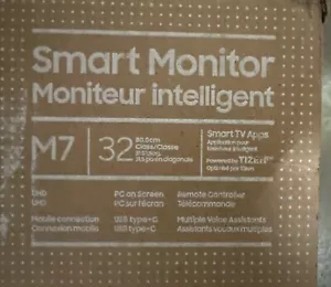 Samsung M7 Series S32AM702PN 32" VA LCD Smart Monitor - BNIB - Picture 1 of 3