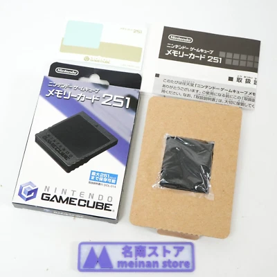 Nintendo GameCube Memory Card 251 DOL-014 Block GC Genuine OEM w/ BOX - Image 1 of 4