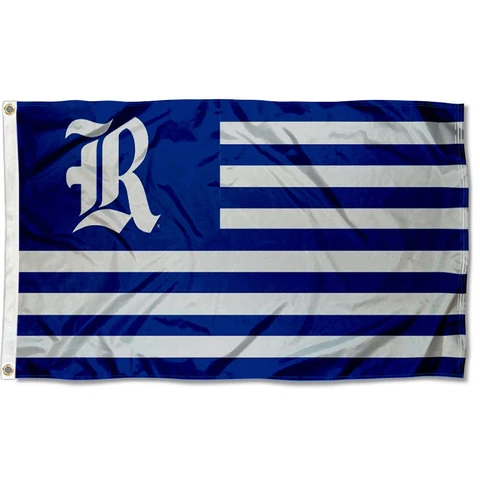 Rice University Owls Stars and Stripes Nation USA Flag Cover