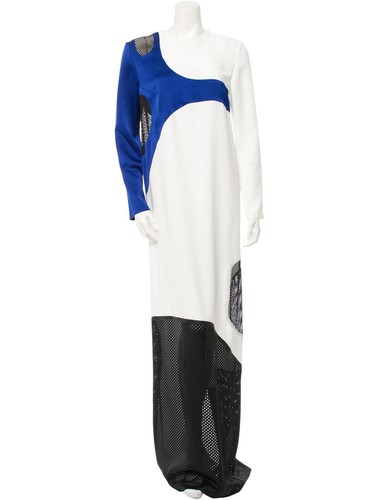 CRAZY COOL NWT $1 995 S OUT COLOR BLOCK ALEXANDER WANG MAXI DRESS