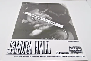 Sandra Hall Atlanta Georgia Blues Sängerin s/w Werbebild Ichiban - Bild 1 von 1