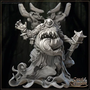 Shrine Keeper | Great Grimoire | Demon Oni | RPG D&D Wargaming 3D Printed Mini - Picture 1 of 2