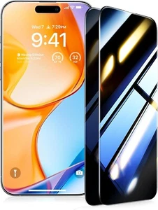 UltraGlass Ultra TOP 9H+ Glass for iPhone 15 Pro Privacy Screen Protector - Picture 1 of 8