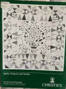 CHRISTIE’S SK Quilts Costume Textiles Embroidered Pictures Luggage Catalog 1995 - Imagen 1 de 1