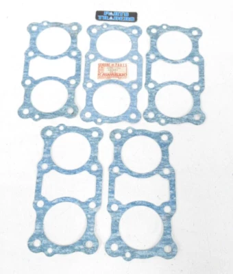 Junta base cilindro Kawasaki genuina nueva de stock (juego de 5) KZ400 KZ440 400/440 LTD Foto 1 de 3