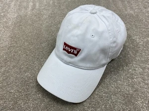 Levi's Cap Baseball Hat Adjustable adult M To Fit 58cm - 23 in White - Picture 1 of 18