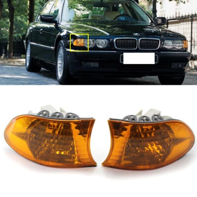 Пара передних угловых указателей поворота без ламп для BMW 50iL 740i 1998-2001 - Изображение 1 из 4