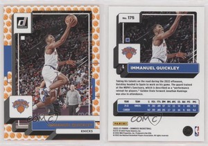 2022-23 Panini Donruss Basketball /75 Immanuel Quickley #175