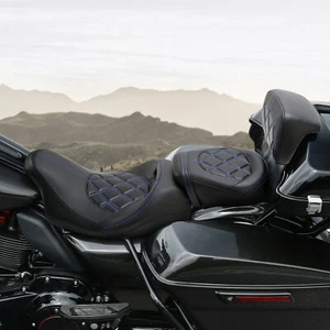 Rider Passenger Seat Backrest Fit For Harley Electra Road Glide Glide 2014-2023 - Imagen 1 de 10