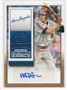 Mitchell Hansen 2015 Panini Contenders Auto Draft Ticket Autograph d |1123