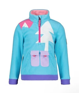 OBERMEYER  1/4 Zip Fleece Top - Blue - NWT  Small - Picture 1 of 3