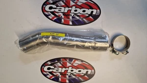 Tubo y abrazadera de escape de acero inoxidable Yamaha XJR 1300 07 en adelante hecho en el Reino Unido T304 - Imagen 1 de 7