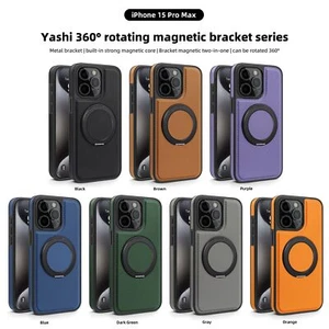 Funda Mag Safe con soporte de anillo magnético para teléfono para iPhone16 15 Pro Max 14 13 12 11 - Imagen 1 de 27