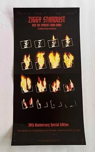 2003 David Bowie Rise And Fall Of Ziggy Stardust Promo Poster 30th Anniversary - Picture 1 of 4