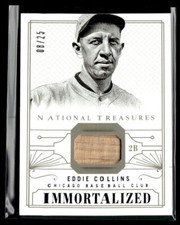 2014 Panini National Treasures Immortalized Materials Eddie Collins 08/25