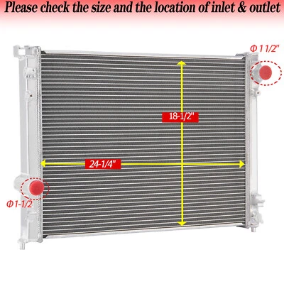 4 Row Aluminum Radiator For 2009-2018 Dodge Challenger Chrysler 300 3.6/5.7L V8 Foto 1 de 4