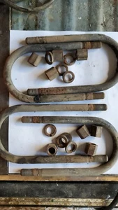 Toyota Landcrusier U Bolts (Sold As Set Of 4) with nuts and washers - Bild 1 von 1