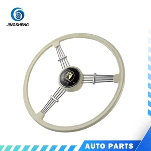 Für Chrysler Porsche Retro Klassisch Auto Geändert Lenkrad 400mm Elfenbein - Picture 1 of 4