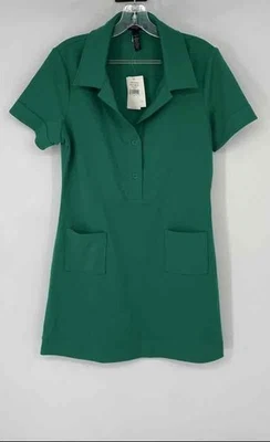 Banana Republic Womens Green Short Sleeve Collared Shirt Dress Size Medium - Image 1 of 4