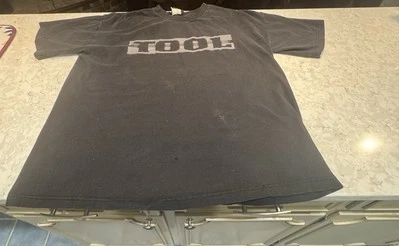 Vtg Tool Shirt Mens XL Black Aenima Tour Concert Faded Distressed 90s Giant Tag - Image 1 of 4