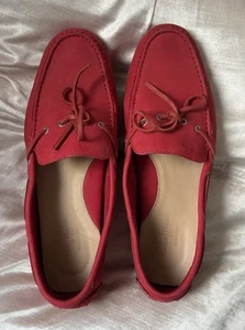 Cole Haan Gorgeous, Super Comfortable Driver Loafers Red 10 - Picture 1 of 6