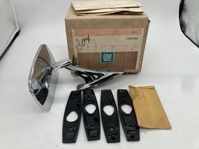 Espejo retrovisor manual cromado derecho Chevrolet Passenger Malibu Monte Carlo Nova 75-79 994904 Foto 1 de 4