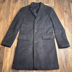 J Crew Ludlow Coat Jacket Men's Size 38S Gray Wool Cashmere Made In Italy 6741 - Picture 1 of 14