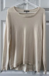 Neiman Marcus Cashmere Collection Boatneck Cashmere Sweater Sz M Preppy Luxury - Picture 1 of 9