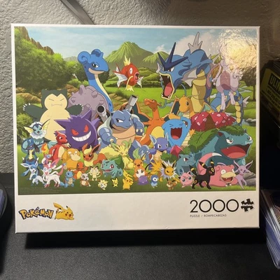 Giochi di Buffalo 2022 Pokémon Puzzle 2000 Pezzi - Immagine 1 di 2