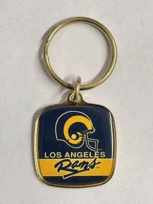 Vintage Los Angeles Rams keychain Enamel Key Ring Wincraft Inc - Image 1 of 4