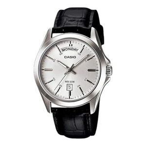 Reloj para hombre Casio analógico esfera plateada MTP-1370L-7AVDF MTP-1370L-7AV - Imagen 1 de 1