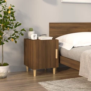 Comodino Rovere Marrone in Legno truciolato - Foto 1 di 8