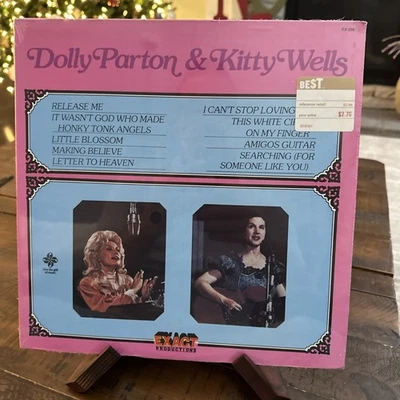 SEALED UNOPENED Dolly Parton & Kitty Wells LP 1980 RARE - Image 1 of 2