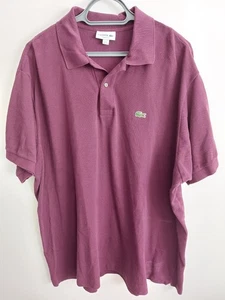 CAMISA POLO LACOSTE 4XL (TALLA 9) MORADA MUY BUEN ESTADO USADA - Imagen 1 de 16