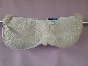Nuumed Griffin ½ Saddle Pad, Woolpile Lined, White ,XL, Hi-Wither (Ref 152G) - Picture 1 of 5