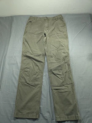Pantalones Carhartt Para Hombre 36x36 Verde Lona Carga Carpintero Doble Rodilla Trabajo Flex Foto 1 de 4