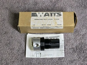 Mini regulador de presión de aire Watts R374-02CG tipo válvula R372 R374 ver fotos  - Imagen 1 de 8