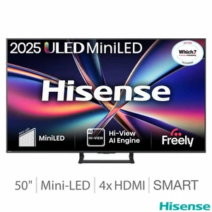 Hisense 50E8QTUK 50 Inch Mini LED HD Smart TV - Picture 1 of 8