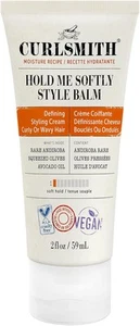 Curlsmith - Hold Me Softly Style Balm - Vegan Soft Hold Styling Cream for Wavy - Picture 1 of 3